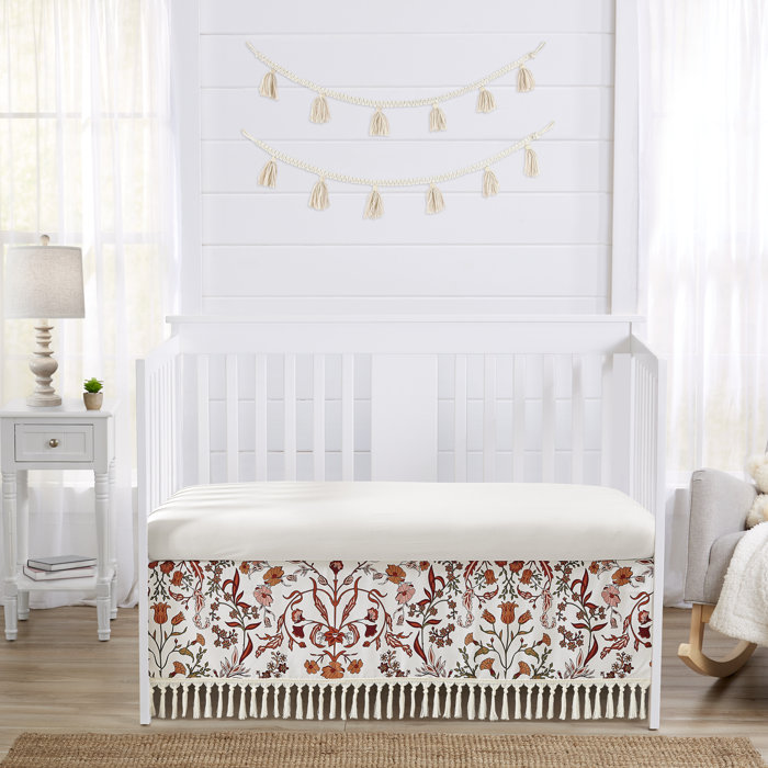 Sweet Jojo Designs Floral Crib Dust Ruffle Wayfair